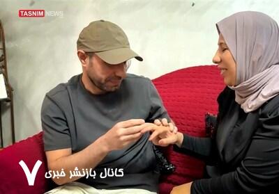 آزاده نابینا فلسطینی،در آرزوی مراسم ازدواج با شرکت سایر اسرا