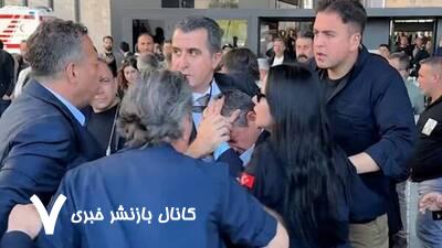 رهبر اپوزیسیون ترکیه سیلی خورد+فیلم رهبر اپوزیسیون ترکیه سیلی خورد+فیلم