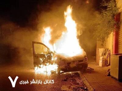 حمله هوایی به یک خودرو در جنوب لبنان حمله هوایی به یک خودرو در جنوب لبنان