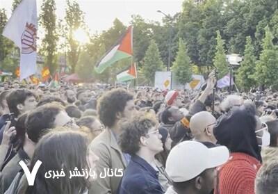 اعتراض فرانسویها به انحلال بزرگترین انجمن حامی فلسطین اعتراض فرانسویها به انحلال بزرگترین انجمن حامی فلسطین