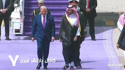استقبال بن سلمان از ترامپ+ فیلم استقبال بن سلمان از ترامپ+ فیلم