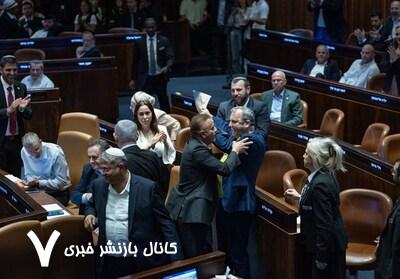 تنش حین سخنرانی نتانیاهو در کنست بالا گرفت