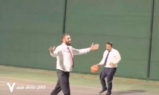 ببینید / بازی بسکتبال احمد الشرع، رئیس جمهور و وزیر خارجه سوریه ببینید / بازی بسکتبال احمد الشرع، رئیس جمهور و وزیر خارجه سوریه