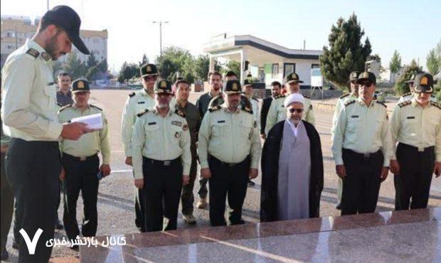 تجدید میثاق فرمانده جدید انتظامی استان با ۸ هزار شهید به خون خفته همدان