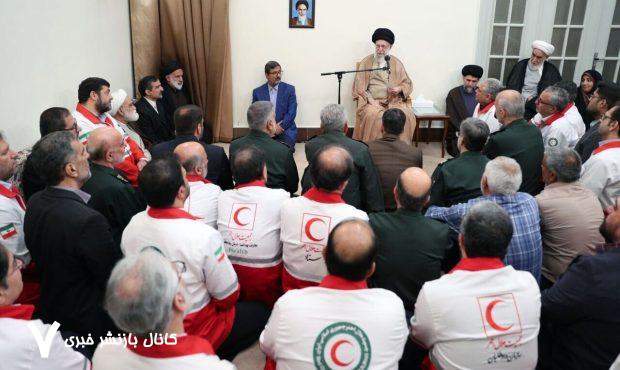 رهبر انقلاب : ایستادگی در مقابل وحشی‌گری‌ها در غزه، یک وظیفه همگانی است / امدادگران ما مظهر صفات انسانی و انسان‌دوستی هستند