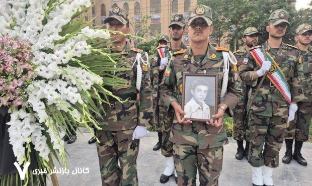 شهیدی که بعد از ۳۶ سال شناسایی شد/ تصاویری از مراسم وداع با پیکر شهید ۲۰ ساله دفاع مقدس