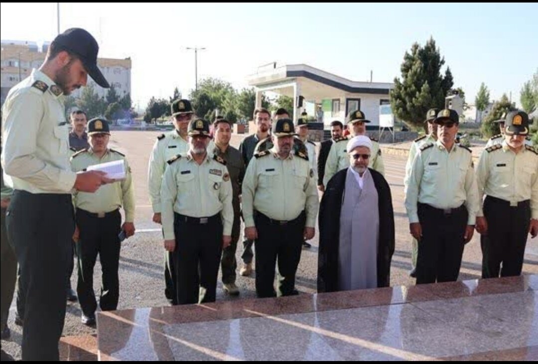 تجدید میثاق فرمانده جدید انتظامی استان با ۸ هزار شهید