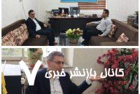 حضور فرماندار صومعه سرا در بخشداری ضیابر