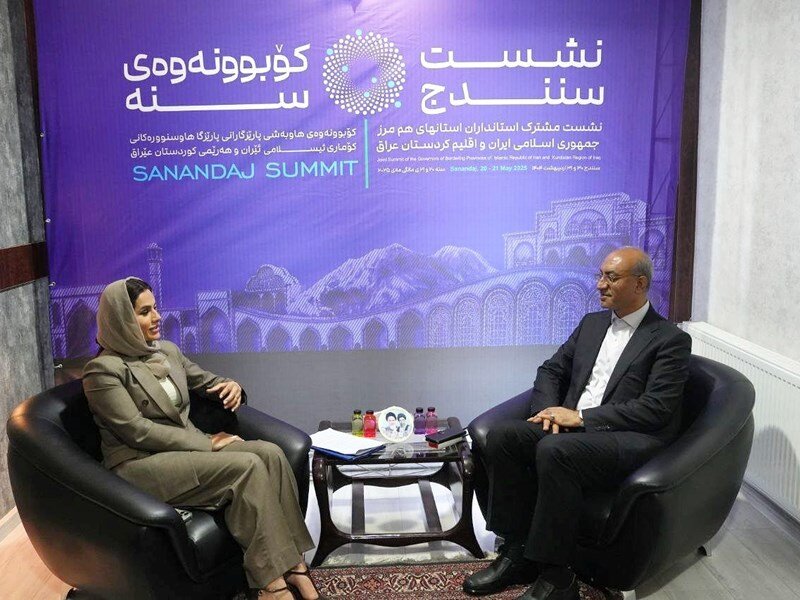 دیدار استانداران کرمانشاه و حلبچه پیگیری تفاهمات، توسعه تعاملات و