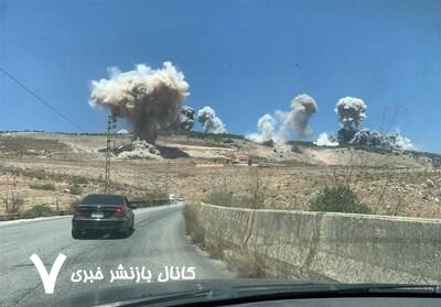 حمله شدید رژیم صهیونیستی به مناطقی در «النبطیه» لبنان حمله شدید رژیم صهیونیستی به مناطقی در «النبطیه» لبنان