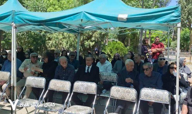 پیکر بهرام عکاشه در خانه ابدی آرام گرفت