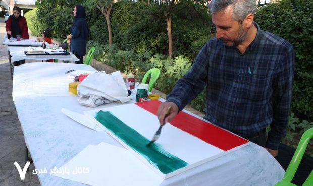 جلوه‌های عشق به ایران در گردهمایی هنرمندان تجسمی سمنان