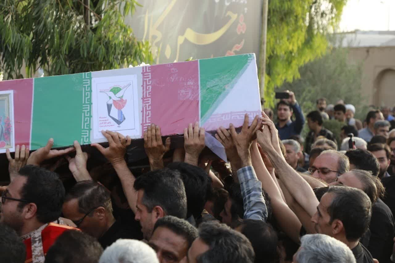 گزارش تصویری مراسم تشییع پیکر شهید والامقام حسین کمالی اردکانی