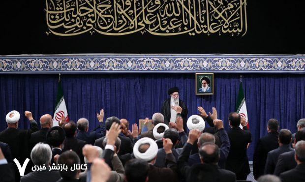 تصاویری از دیدار مسئولان قوه قضاییه با رهبر انقلاب/ کاظم صدیقی هم در این دیدار حضور داشت