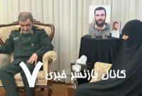 محسن رضایی با خانواده شهیدان سلامی و رشید دیدار کرد + عکس