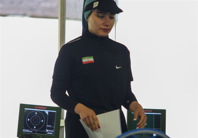رستمیان در رده چهارم تپانچه ۲۵ متر چهل امیرانی در