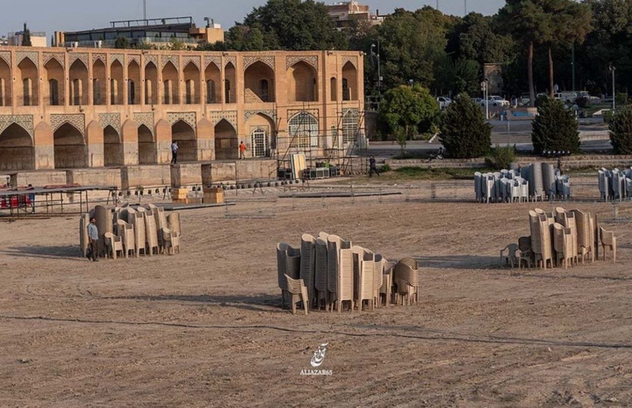 زاینده رود تالار موسیقی خیابانی شد!/ عکس