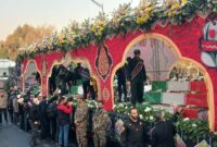 لحظه‌به‌لحظه با تشییع ۱۰۰ شهید گمنام دفاع مقدس در تهران