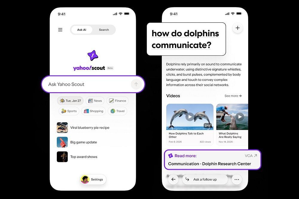 موتور جستجوی یاهو جانی دوباره گرفت